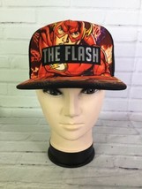 DC Comics The Flash Logo Sublimated Adjustable Youth Boys Snapback Hat Cap NEW - £13.76 GBP