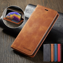 Case For Samsung S21 S20 Fe A21s S8 S10 Leather Wallet Flip Magnetic Back Cover - £35.97 GBP