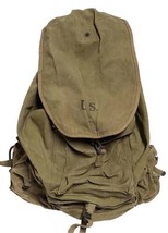 VINTAGE WWII U.S. Rucksack Backpack, Metal Frame - $65.44
