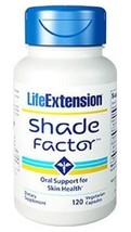 2 BOTTLES SALE Life Extension Shade Factor Skin Health UV Protection 120 caps - £41.69 GBP