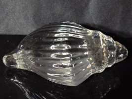 Murano Art Glass Sculpture Sea Shell Paperweight Vintage Hand Blown Lead... - $558.80 MXN