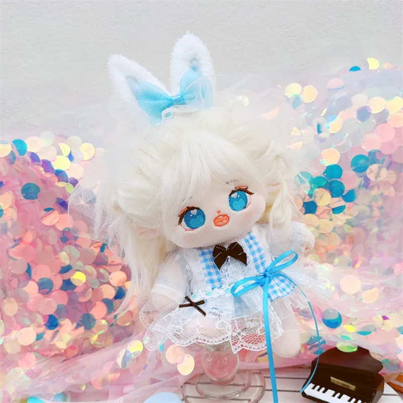 20cm Idol Wear Blue Lace Dress Suit Butterfly Decor DIY Clothes Accessory Kawaii - $11.26