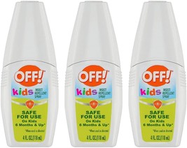 OFF! Kids Spray, DEET Free, 100% Plant Based Oils, Safe for Use On Babies, Toddl - £33.56 GBP