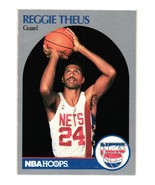 1990-91 Hoops #420 Reggie Theus New Jersey Nets - £1.59 GBP