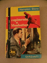 Hampton Stone Italian Pulp HCwDJ Rapimento a Manhattan 1960 Garzanti #170 VG+ - £47.27 GBP