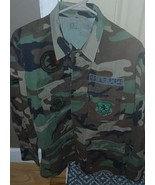 437th Airlift Wing US Air Force Camo BDU shirt  ORIGINAL VINTAGE Small Long - $32.50