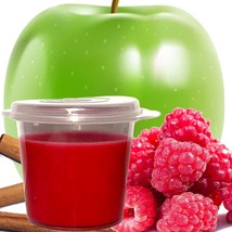 Apple Cinnamon Raspberry Scented Soy Wax Candle Melts Shot Pots, Vegan, Hand Pou - £12.60 GBP+
