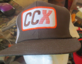 Vintage USA made CCX Trucking Trucker Snapback Tonkin Patch logo - $9.46