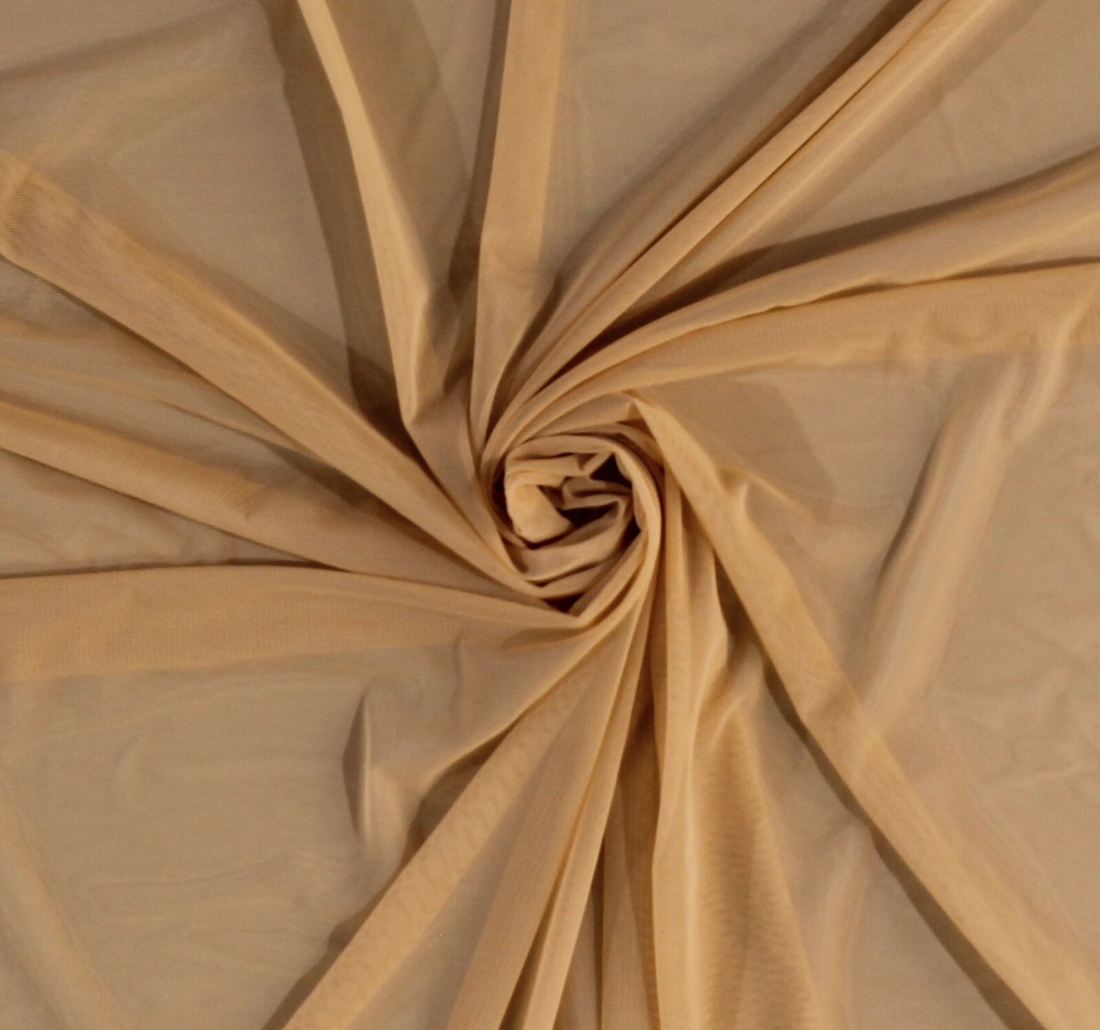Power Mesh Nude 60&quot; Wide Poly-Spandex Fabric by the Yard (D185.01) - £5.85 GBP