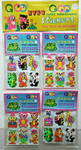 Vintage 1979 Goo Goo Eyes Puffy Stickers Display of 4 Sealed New Old Stock - £31.89 GBP