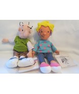 Disney Store Doug &amp; Patti Mini Bean Bag 10&quot; Doll Plush with Tags Retired - £11.21 GBP