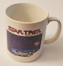 STAR TREK Starship Enterprise Klingon 1992 Color Changing Mug Kilncraft England - $14.99