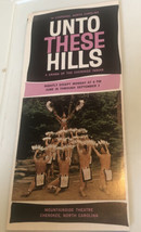 Vintage Unto These Hills Brochure Mountainside Theatre North Carolina BRO6 - $12.86