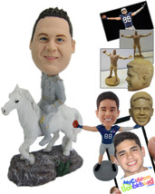 Personalized Bobblehead Royal Prince On A Beautiful Horse - Pets &amp; Animals Horse - £131.80 GBP