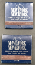 2 VTG New York New York Hotel Casino Matchbook Las Vegas NV Full 30 Unst... - £7.46 GBP