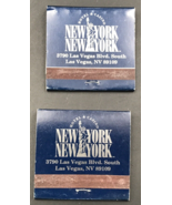 2 VTG New York New York Hotel Casino Matchbook Las Vegas NV Full 30 Unst... - £7.48 GBP
