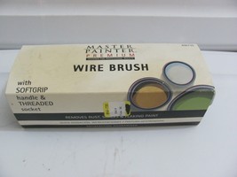 Master Painter Premium Wire Block Brush Soft Grip And Threaded 846735 - £8.56 GBP