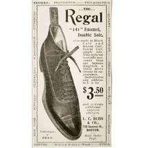 Bliss Regal 141 Enamel Sole Shoes 1897 Advertisement Victorian Footwear ... - $14.99