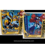 Cyberverse Transformers Optimus Prime or Bumble Bee Puzzle 48 Pieces Age... - $6.99
