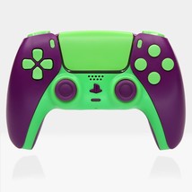 Purple Green Sony DualSense PS5 Controller by Killscreen EVA-01 Evangelion - $2,980.77 MXN+