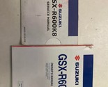 Suzuki GSX-R600 GSXR600K8 Service Workshop Manual CD &amp; Owners Manual Set... - $48.89