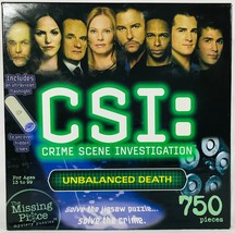 CSI: Crime Scene Investigation &quot;Unbalanced Death&quot; 750-Piece Puzzle  - $9.95