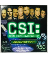 CSI: Crime Scene Investigation &quot;Unbalanced Death&quot; 750-Piece Puzzle  - £7.94 GBP
