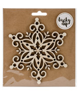 Kaisercraft Lucky Dip Wood Embellishment-Snowflake 4.75&quot;X4.75&quot; - €7,05 EUR