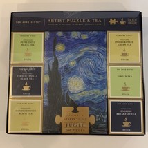 Ten Acre Gifts Artist Puzzle Tea Variety Pack Van Gogh Starry Night Mothers Day - £14.52 GBP