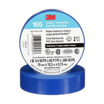 3M 165BL4A 60FT 3M TEMFLEX VINYL ELECT. TAPE 165 BLUE 3/4 IN - 337465 - $27.17 CAD