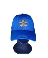 Black Clover Live Lucky Hat S/M Flex fit Blue Silver Sandy Pines Golf - $15.20
