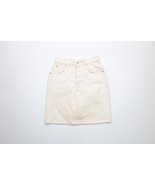 Vintage 80s Life Savers Candy Womens 11 Distressed Denim Jean Skirt Crea... - $539.56 MXN