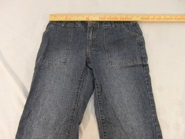 Adult Women&#39;s Rue 21 Dark Blue 100% Cotton Denim Zipper Fly Jeans Button 31547 - £13.86 GBP