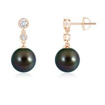 Authenticity Guarantee

ANGARA Tahitian Pearl Drop Earrings with Bezel D... - £1,426.47 GBP