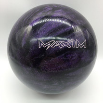 Ebonite Maxim 14lbs Purple Black Sparkle Undrilled Bowling Ball - £52.23 GBP
