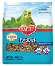 Kaytee Forti Diet Pro Health Parakeet Food - Omega-3 &amp; Probiotic Enriche... - £17.82 GBP+