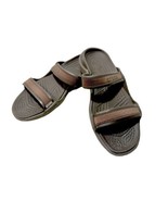 Crocs Womens Patra Size 8 Dark Brown Double Strap Slip On Comfort Sandals - €19,93 EUR