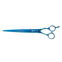 Master Grooming Tools 5200 Blue Titanium Shears Straight 8.5 In - $177.14