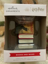 Hallmark Ornaments - Harry Potter - Books and Wand Christmas Tree Ornament Open - $11.83