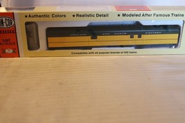 HO Scale Con-Cor, Baggage Car, Chicago &amp; North Western, Green &amp; Yellow #... - £21.78 GBP