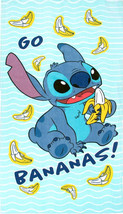 Disney Lilo And Stitch Go Bananas Beach Towel Measures 28 x 58 inches - $16.78
