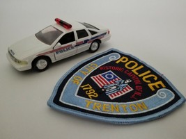 Roadchamps 1:43 Diecast Police Cruiser and Agency and Patch (Trenton, NJ) - £26.19 GBP