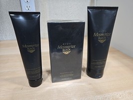 Avon Mesmerize Black EDP Spray Hair/Body Wash &amp; Aftershave Gift Set New ... - $24.26