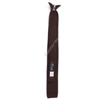 NEW Boy&#39;s Clipon 16&quot; Brown Neck Tie 100% Pure Wool Surrey Collection Mad... - $17.99