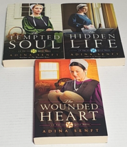 Lot of 3 Amish Quilt Novels by Adina Senft - Complete Set Series - £14.34 GBP