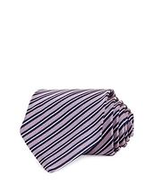 Ermenegildo Zegna Stripe Italian Silk Tie - £115.48 GBP