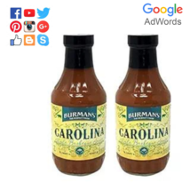 Burman&#39;s Bbq Sauce Carolina 2-19oz Southwest Flavors (Carolina, 2 Pack) - £7.11 GBP