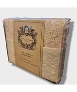 Clever Carriage Home Burano Rose Lace 2 Quilted Euro Sham Set 400 Thread... - $54.33 CAD