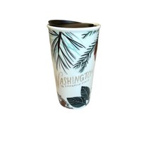 Starbucks Washington Ceramic Tumbler To Go Mug Lid The Evergreen State 12 oz - $22.00