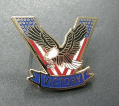 Eagle Victory Usa Flag Lapel Pin Badge 1.25 Inches - £4.50 GBP